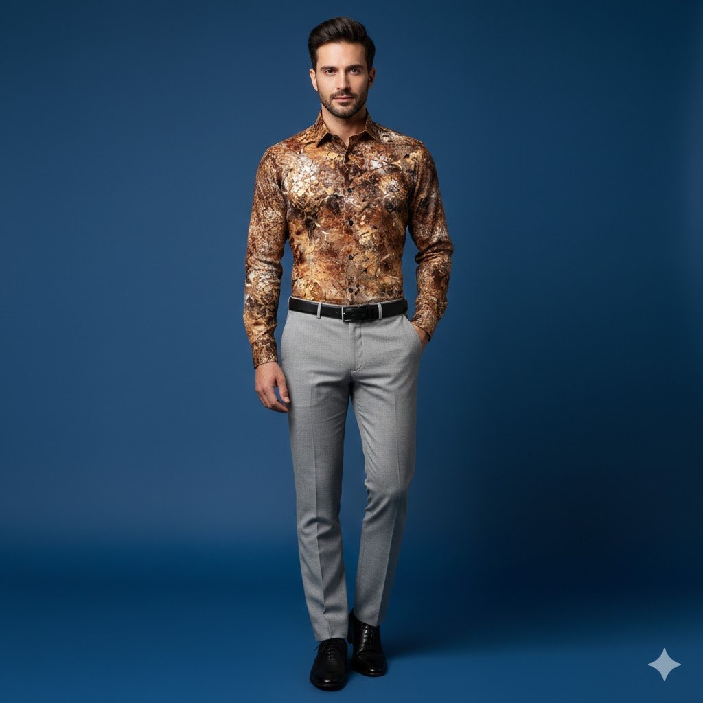 0044432164132164132353363313206AA=== قميص شيك جميل راقي رخا ٤ new - Image 1