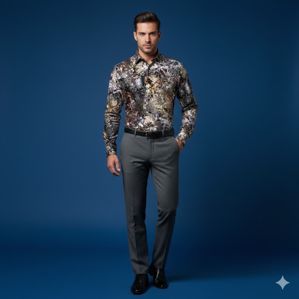 44432164132164132353363313228=== قميص شيك جميل راقي رخا ٤ new - Image 1